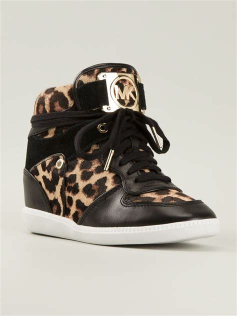 michael kors leopard print|Michael Kors leopard print sneakers.